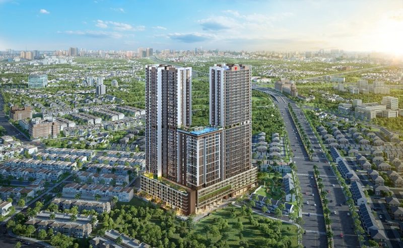 Phối cảnh tổng quan Căn hộ Picity Sky Park Bình Dương