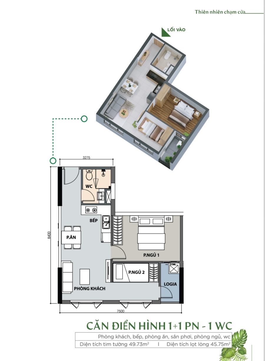 CH 1PN+1  (50m2)