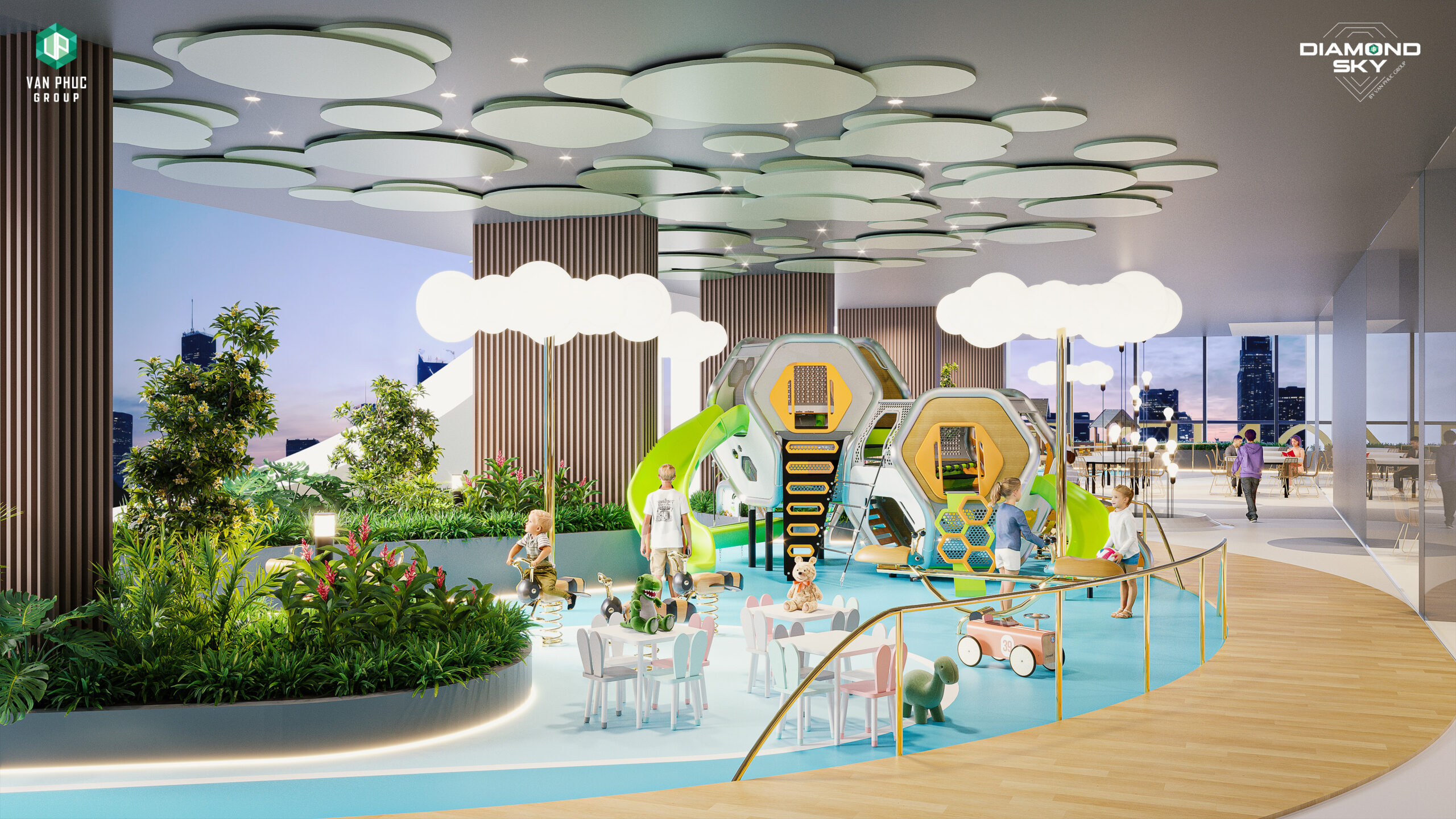 Sân tennis Vạn Phúc City