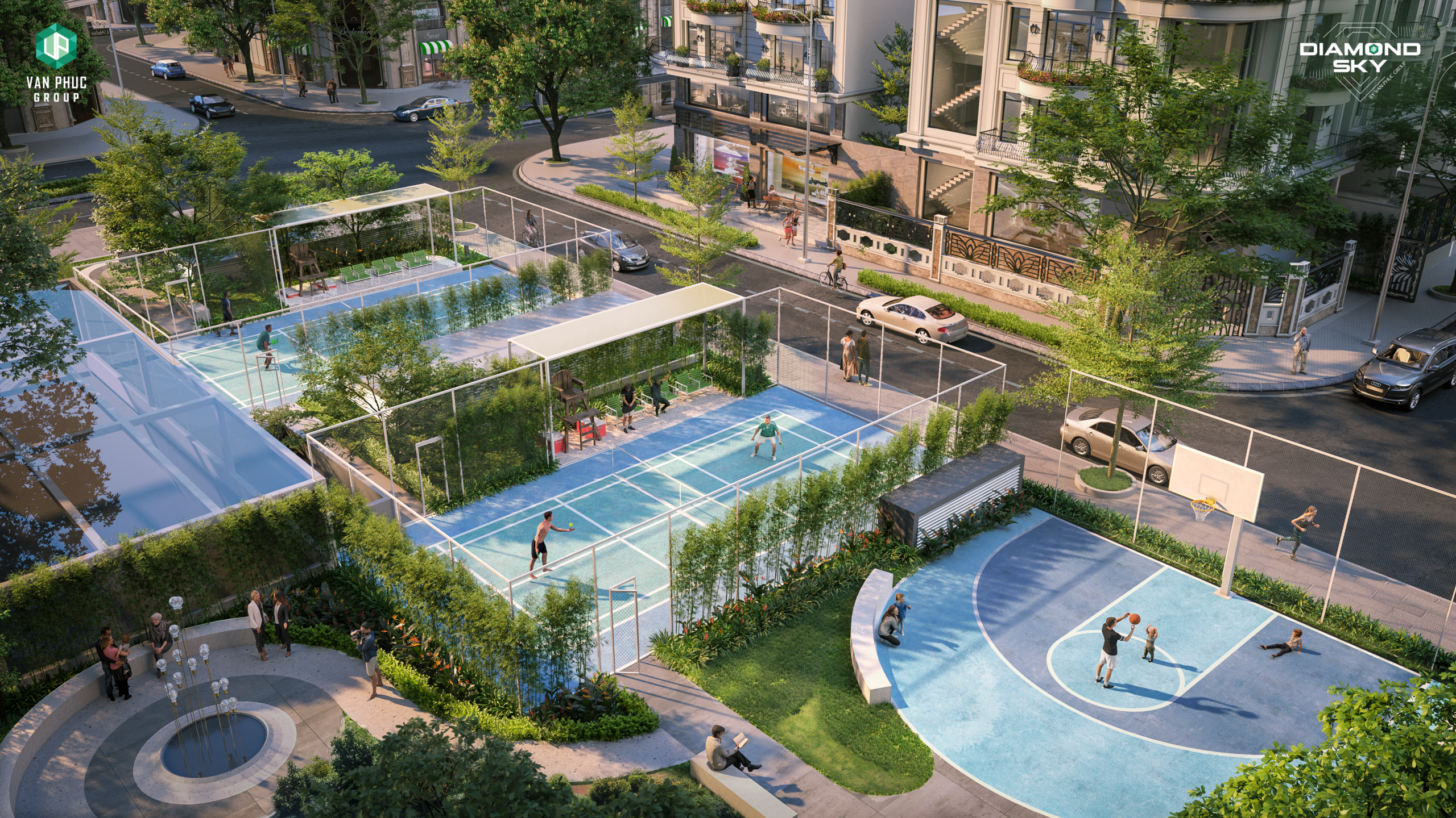 Sân thể thao Vạn Phúc City